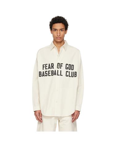 [해외직구] 피어오브갓 오프 화이트 가먼트다잉 코튼 릴랙스 셔츠 FG9M60 611BCG TP874293420