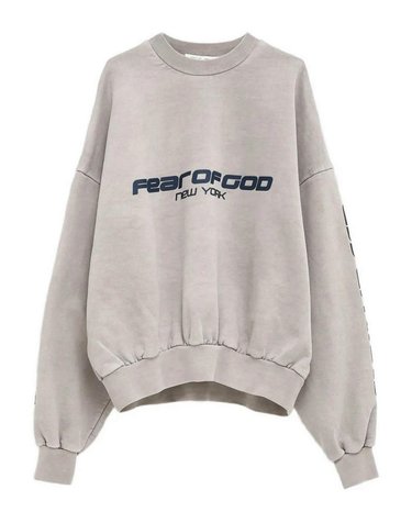 [해외직구] 25FW 피어오브갓 헤비 플리스 크롭 릴렉스드 스웨트 셔츠 192HO256891F TP573062451