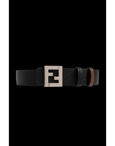 [해외직구] 26FW Fendi 블랙 리버시블 벨트 with FF plate in 레더 for 맨 7C0565B12LF1MYJ TP582153172