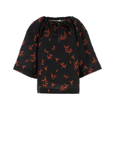 [해외직구] Fendi 프린트 리넨 블라우스 FXD580AT8MF1MVP TP573090978