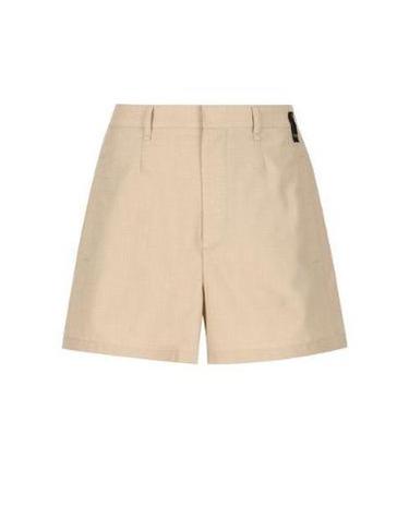 [해외직구] 26SS Fendi 베이지 테일러드 숏츠 featuring side 앤 back 포켓, with 집 앤 button 클로저  FB0978AR8TF1MTE TP580124717