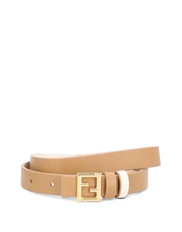 [해외직구] 26 FW 펜디 camel and parchment colour leather 20 mm reversible belt 8C0791 TP459925345