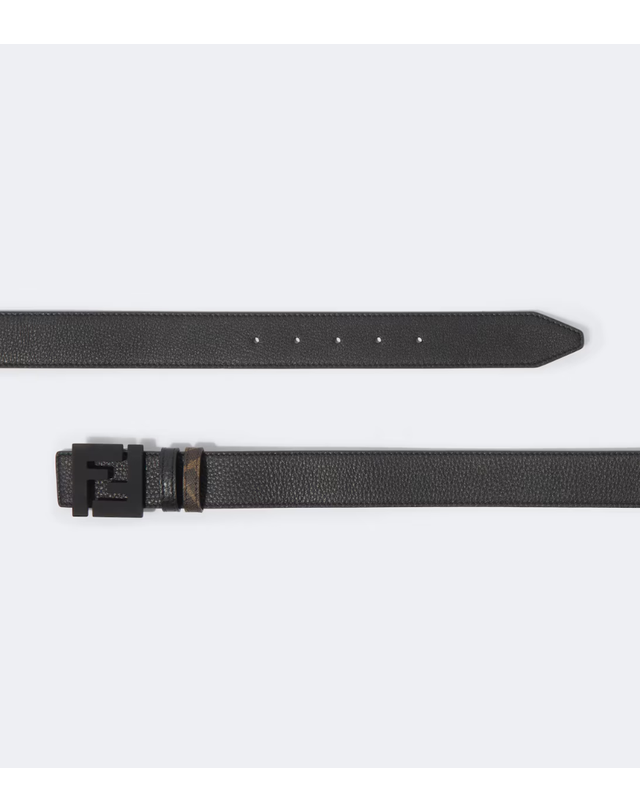 펜디 [해외직구] 26 FW 펜디 FF Zucca 리버서블 레더 벨트 TP581945530 착용컷