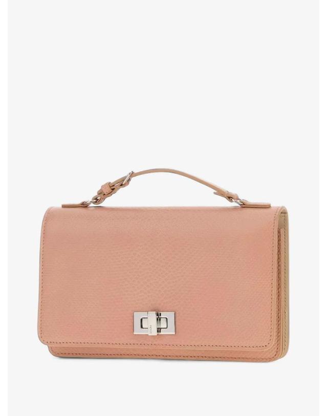펜디 [해외직구] 26 FW 펜디 Peekaboo light pink karung wallet 8M0604B1JW TP459432395 착용컷