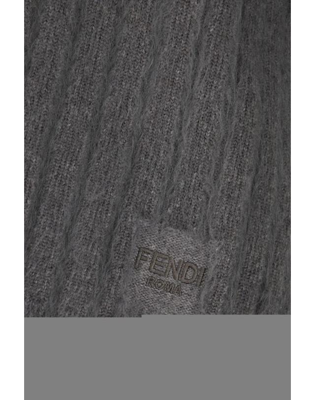 펜디 [해외직구] 26SS Fendi 다크 grey 스트레치 모헤어 블렌드 스웨터 FZE068AVNTF0XDA TP578683947 착용컷