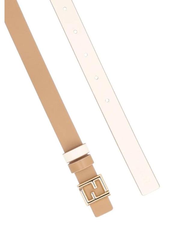 펜디 [해외직구] 26 FW 펜디 camel and parchment colour leather 20 mm reversible belt 8C0791 TP459925345 착용컷
