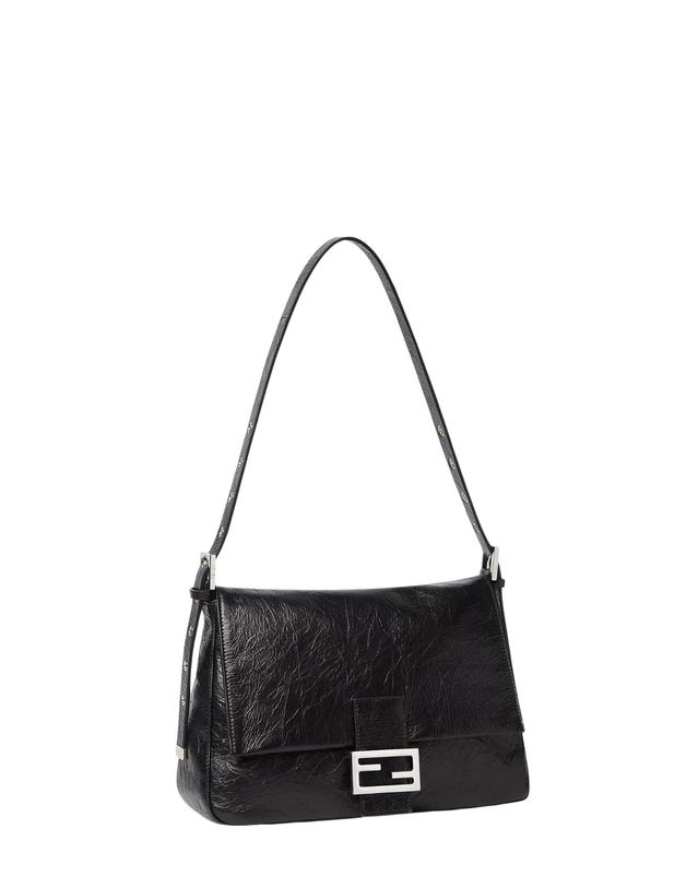 펜디 [해외직구] 26FW Fendi Niki 블랙 숄더 백 with Cass앤re Plate on the 프론트 앤 체인 H앤les in 레더 for 여성 8BR851B14MF0QA1 TP582232088 착용컷