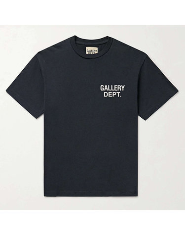 [해외직구] 26 FW 갤러리 디파트먼트 블랙 Souvenir 로고 컴바인 소프트 코튼 저지 티셔츠