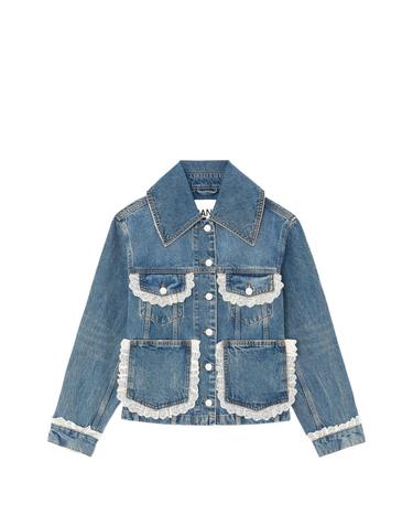 [해외직구] 가니 jacket in rigid denim 12127969771784 TP724638986