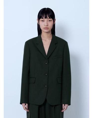 [해외직구] 26 FW 가니 여성 Single Wool Twill Blazer gan0266003grn