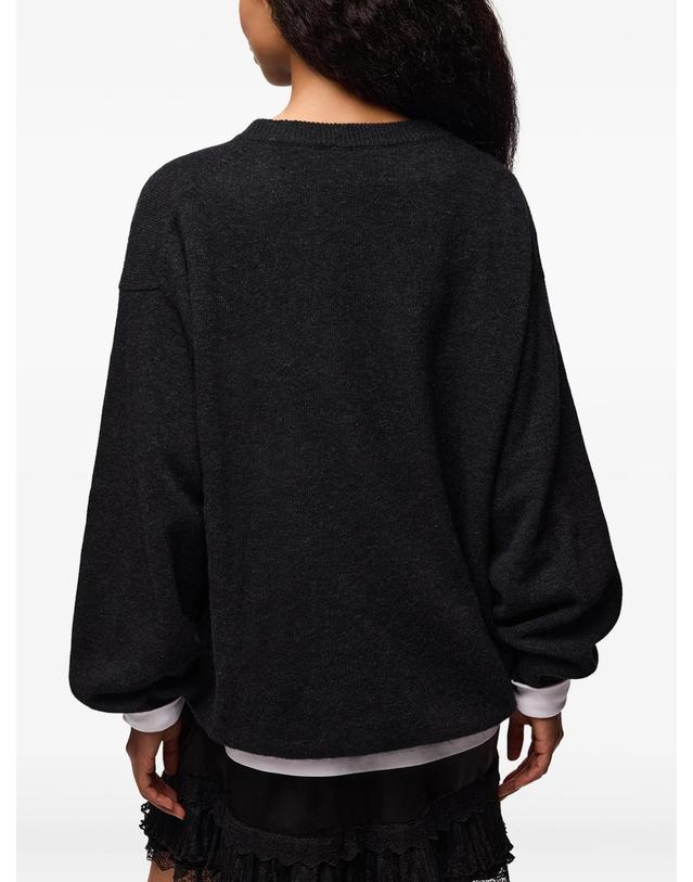 가니 [해외직구] 가니 floral intarsia oversized sweater 12188720988424 TP725387114 착용컷