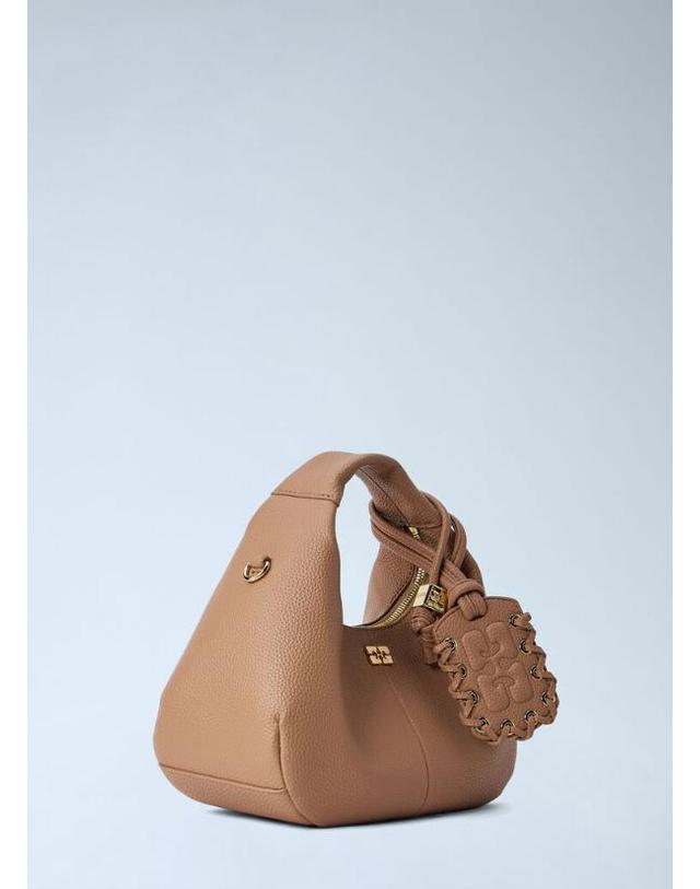 가니 [해외직구] 26 FW 가니 여성 Hobo Mini Handbag gan0265049bei 착용컷
