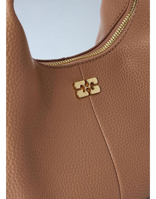 가니 [해외직구] 26 FW 가니 여성 Hobo Mini Handbag gan0265049bei 착용컷
