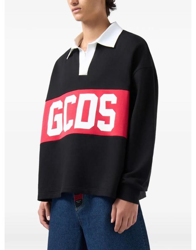 지씨디에스 [해외직구] 26 FW GCDS 로고 프린트 긴소매 스웨트셔츠 Z0MLQD216F245 TP458870890 착용컷
