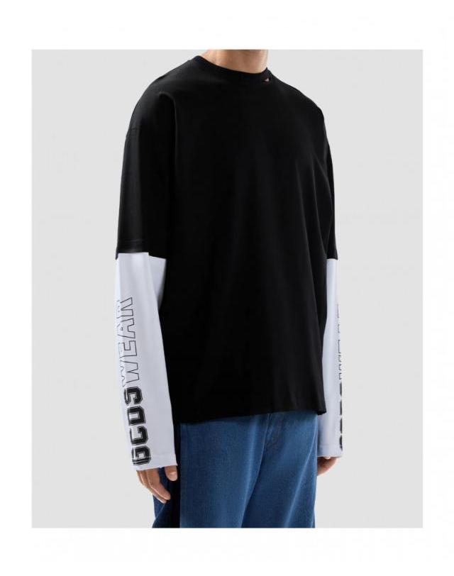 지씨디에스 [해외직구] 25FW 지씨디에스 맨즈 T 셔츠 B2CM2206JF109 TP580064118 착용컷