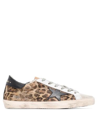 [해외직구] 26 FW Golden Goose 슈퍼스타 레오파드 프린트 스니커즈 GWF00101F000565 TP457311589