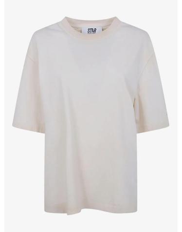 [해외직구] 26 FW Golden Goose 스타 코튼 블랙 프린트 화이트 티셔츠 GUP01873P002418 TP457508754