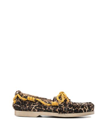 [해외직구] Golden Goose Cruise loafers in leopard print pony skin 12188721971464 TP725728820