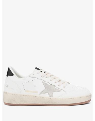 [해외직구] 26 FW Golden Goose 아이스 그레이 스웨이드 스타 앤 글로시 블랙 레더 힐 탭 볼 스타 스니커즈 GMF00804F006970 TP459100936