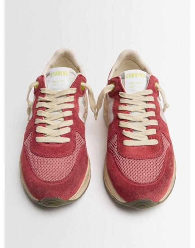 골든구스 [해외직구] 26 FW Golden Goose 여성 러닝 나일론 스니커즈 83I 846036 TP724724088 착용컷