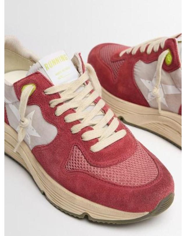 골든구스 [해외직구] 26 FW Golden Goose 여성 러닝 나일론 스니커즈 83I 846036 TP724724088 착용컷
