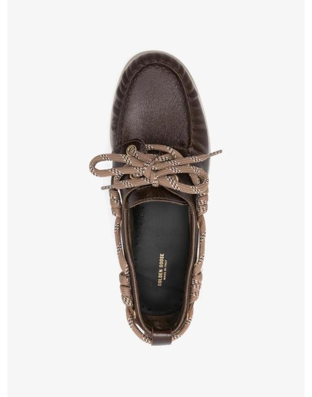 골든구스 [해외직구] 26 FW Golden Goose 글로시 다크 브라운 레더 크루즈 로퍼 GWF00883F00831855381 TP458711719 착용컷