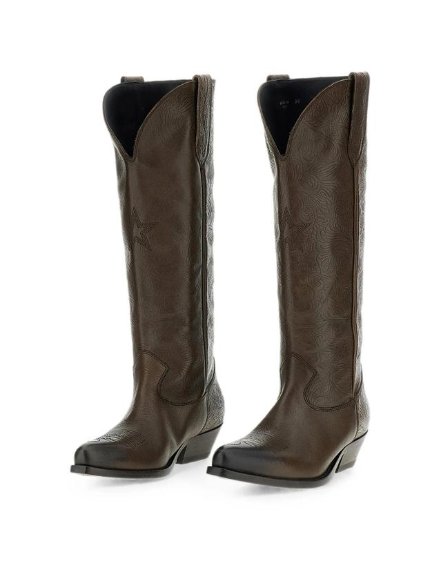골든구스 [해외직구] Golden Goose Wish Star embossed floral western boots 12188722561288 TP725728999 착용컷