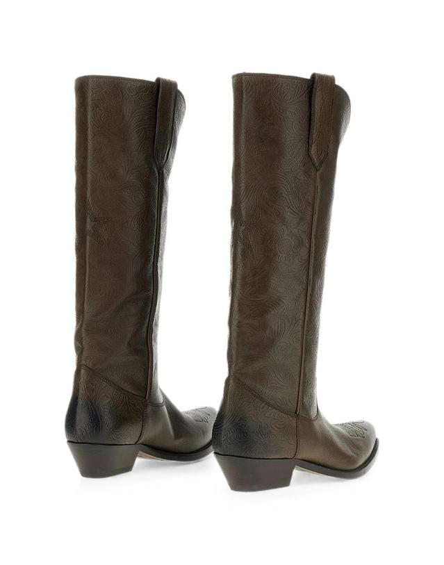 골든구스 [해외직구] Golden Goose Wish Star embossed floral western boots 12188722561288 TP725728999 착용컷