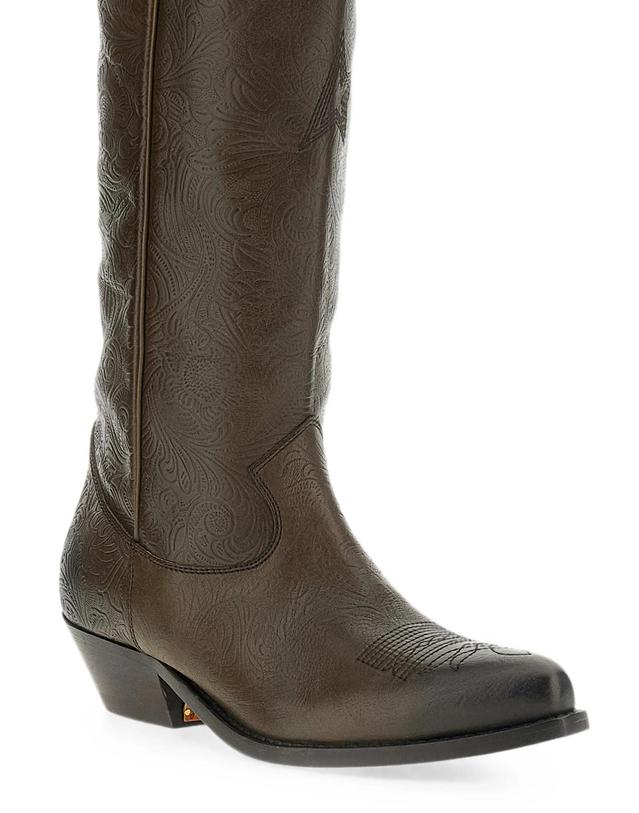 골든구스 [해외직구] Golden Goose Wish Star embossed floral western boots 12188722561288 TP725728999 착용컷