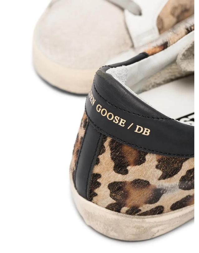 골든구스 [해외직구] 26 FW Golden Goose 슈퍼스타 레오파드 프린트 스니커즈 GWF00101F000565 TP457311589 착용컷
