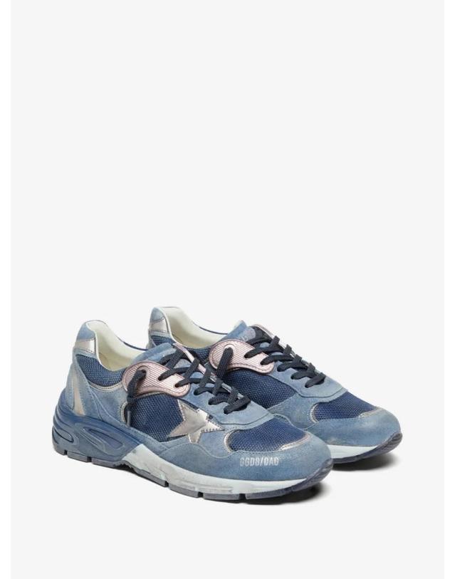 골든구스 [해외직구] 26 FW Golden Goose 대드 스타 메시 앤 스웨이드 토 텅 힐 앤 스퍼 바이오 베이스드 스타 스니커즈 GWF00884F008876 TP454571068 착용컷