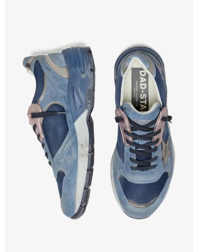 골든구스 [해외직구] 26 FW Golden Goose 대드 스타 메시 앤 스웨이드 토 텅 힐 앤 스퍼 바이오 베이스드 스타 스니커즈 GWF00884F008876 TP454571068 착용컷
