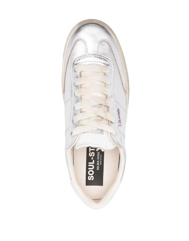 골든구스 [해외직구] 26 FW Golden Goose 소울 스타 메탈릭 가죽 스니커즈 GWF00464F005052 TP456579085 착용컷