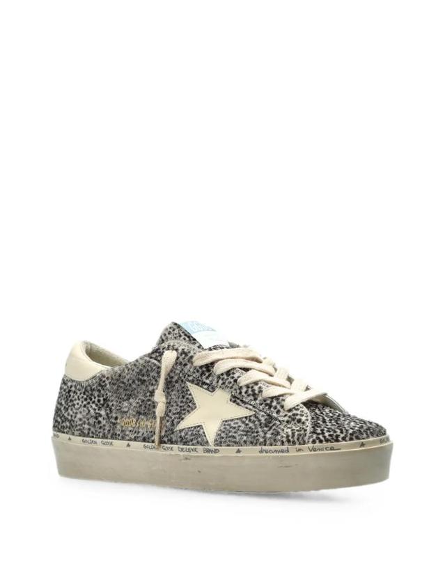 골든구스 [해외직구] 26 FW Golden Goose 레오파드 프린트 하이 스타 스니커즈 GWF00118F008496 TP455152686 착용컷