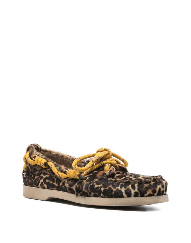 골든구스 [해외직구] Golden Goose Cruise loafers in leopard print pony skin 12188721971464 TP725728820 착용컷