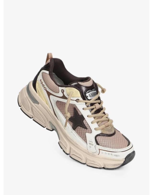골든구스 [해외직구] 26 FW Golden Goose 라이트 스타 레더 스니커즈 GWF00724F008466 TP459356795 착용컷