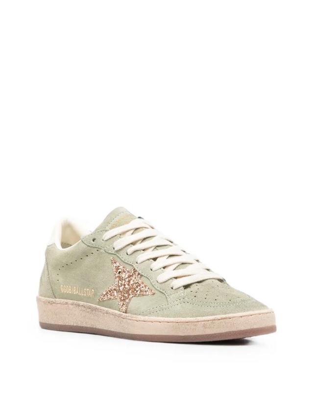 골든구스 [해외직구] 26 FW Golden Goose 볼 스타 스웨이드 스니커즈 GWF00117F008718 TP456369449 착용컷