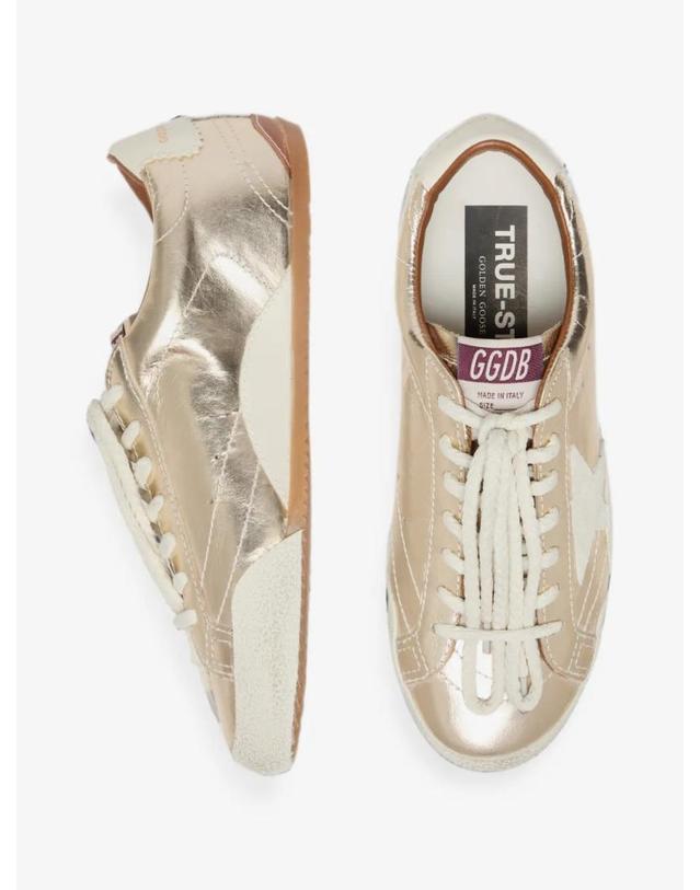 골든구스 [해외직구] 26 FW Golden Goose 트루 스타 스웨이드 스타 메탈릭 레더 스니커즈 GWF00922F008630 TP454682904 착용컷