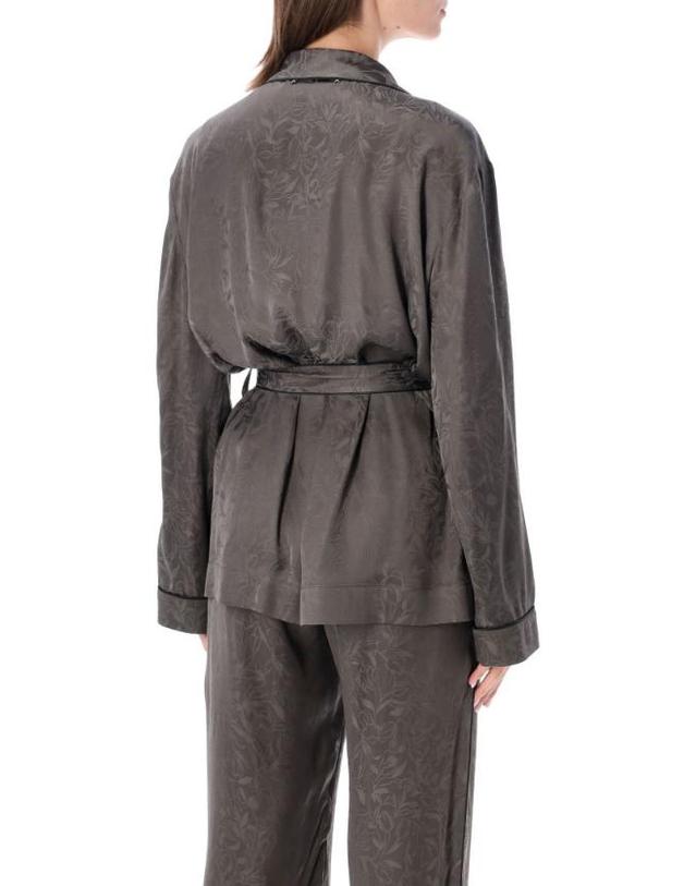 골든구스 [해외직구] 26FW 골든 Goose 골든 Goose 자카드 새틴 파자마 자켓 26AGWP02745P00259860686 TP580632349 착용컷