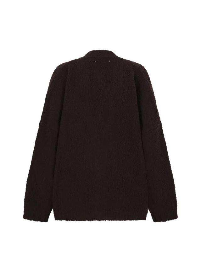 골든구스 [해외직구] 26 FW Golden Goose 카센티노 이펙트 브라운 울 가디건 GUP02832P002681 TP459045259 착용컷