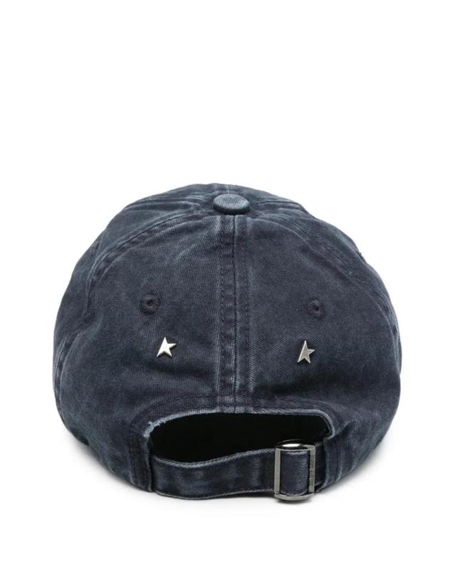 골든구스 [해외직구] 26 FW Golden Goose 식스 패널 로고 자수 베이스볼 캡 모자 GUP02837P002618 TP460133518 착용컷
