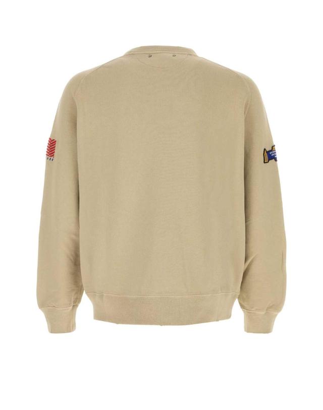 골든구스 [해외직구] 26FW 골든 Goose Cappuccino 코튼 오버사이즈 스웨트 셔츠 GUP02764P00263015969 TP582129998 착용컷