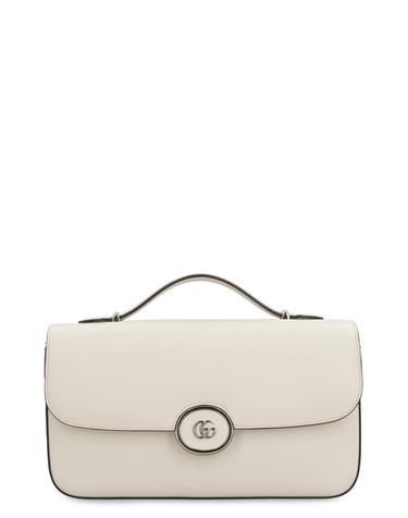 [해외직구] 23FW 구찌 This 스몰 숄더 백 is made of 화이트 레더 앤 장식 with a 미니 version of the emblematic 더블 G 739721AACAW9022 TP572871664