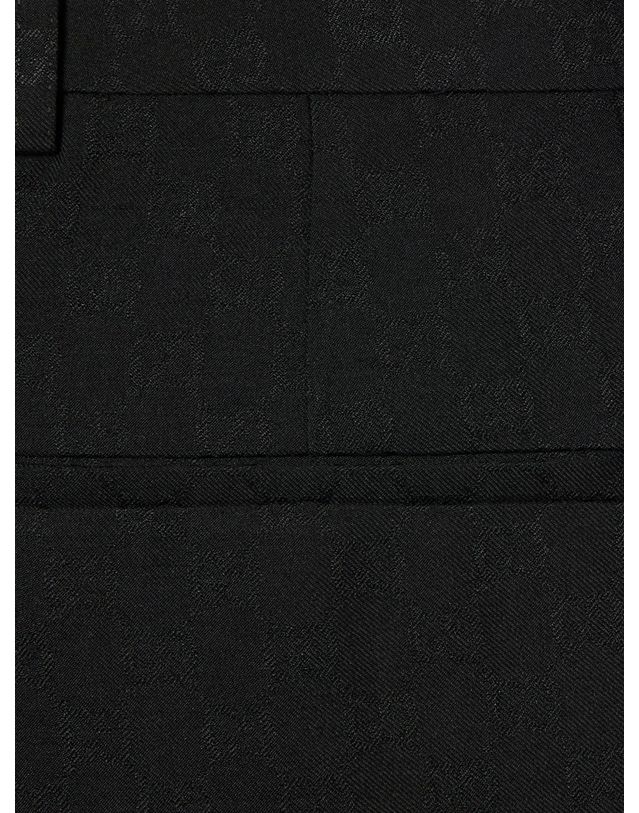 구찌 [해외직구] 구찌 블랙 폴리에스터 블렌드 pant 864053ZAUUC1000 TP573029854 착용컷