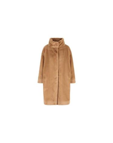 [해외직구] 26 FW 에르노 롱슬리브 하이넥 코트 브라운 GC000491D12422