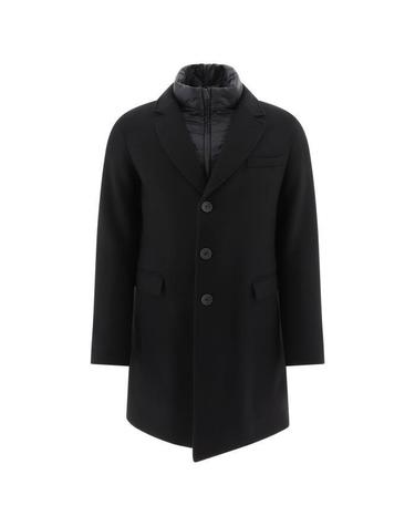 [해외직구] 26 FW 에르노 버튼 하이넥 롱슬리브 코트 블랙 CA000202U33432R