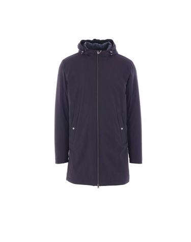 [해외직구] 26 FW 에르노 후드 롱슬리브 파카 코트 블루 PA00030UR12387SZ