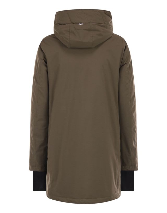 에르노 [해외직구] 25FW 에르노 A shaped 다운 자켓 with 후드, 2 layers PI002078D128407400 TP575524209 착용컷