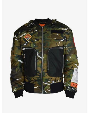[해외직구] 26 FW 헤론프레스톤 카무플라주 프린트 보머 재킷 HMEH002F20FAB0035900 TP455037203