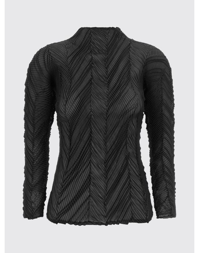 이세이미야케 [해외직구] ISSEY MIYAKE 여성 탑 IM68FJ107 TP647236091 착용컷